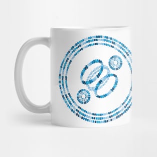 Mozaic Blue Bangle Mug